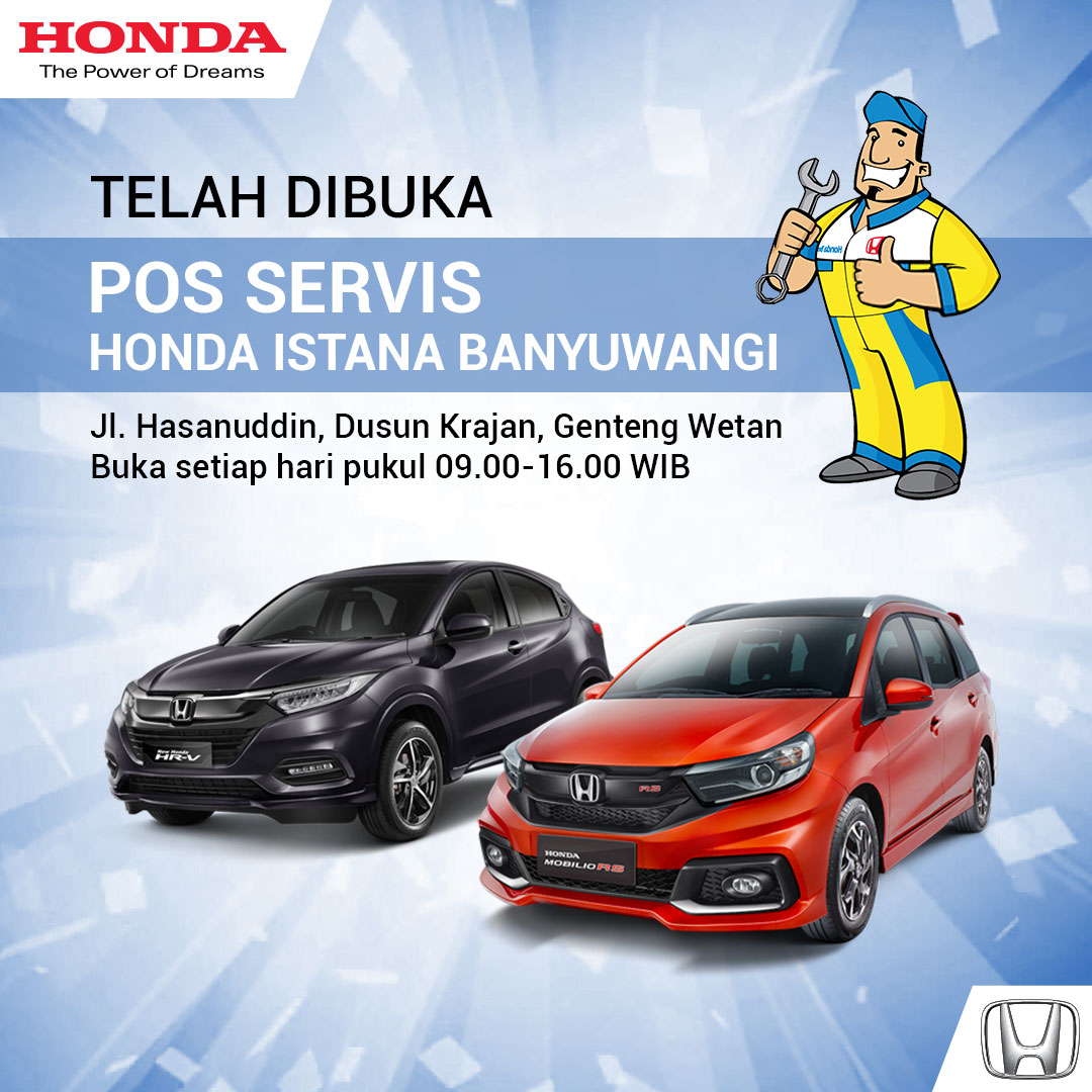 Pos Servis Honda Istana Banyuwangi di Genteng