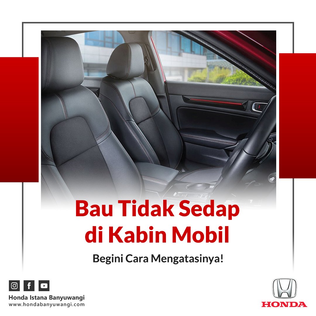 Bau Tidak Sedap di Kabin Mobil, Begini Cara Mengatasinya