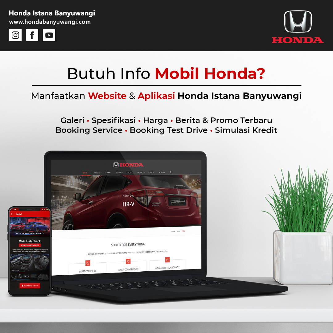 Manfaatkan Website dan Aplikasi Honda Istana Banyuwangi
