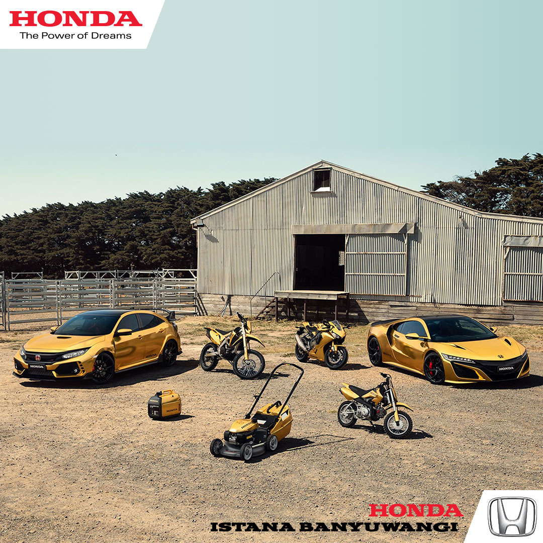 Honda Tampilkan Warna Emas Untuk Rayakan Ulang Tahun ke-50 di Australia