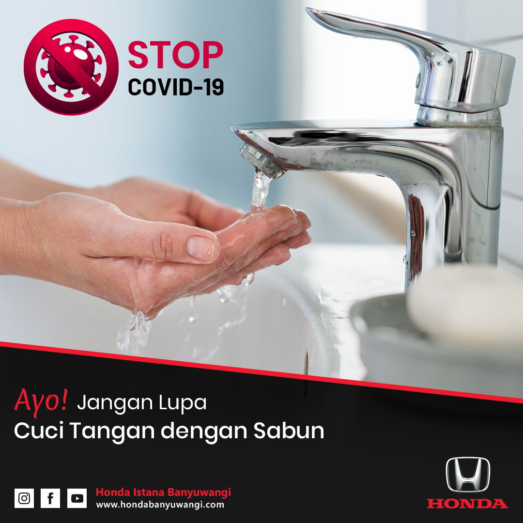 Jangan Lupa Cuci Tangan dengan Sabun