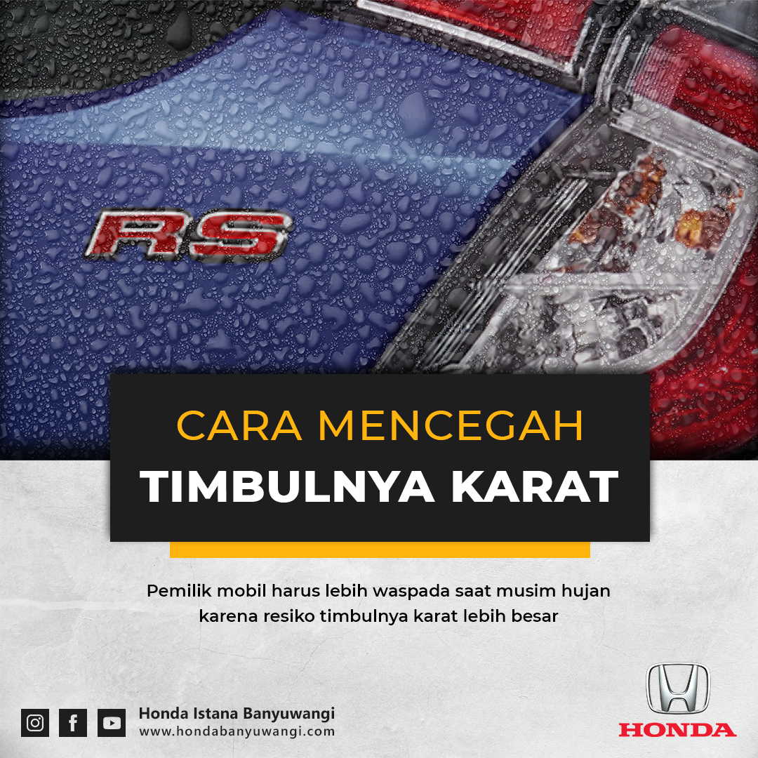 Cara Mencegah Timbulnya Karat di Musim Hujan