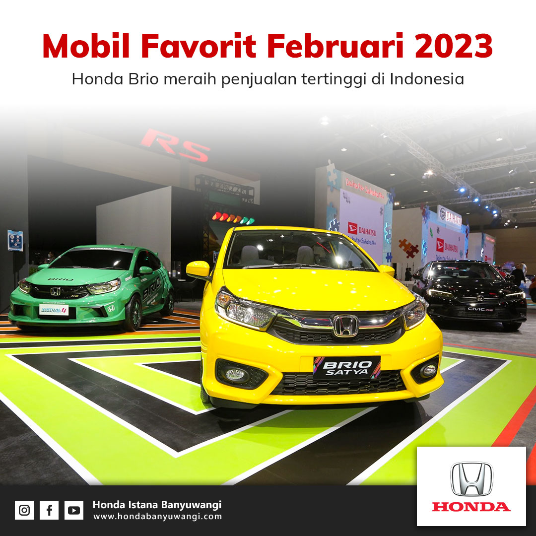 Honda Brio dalam acara GJAW 2023