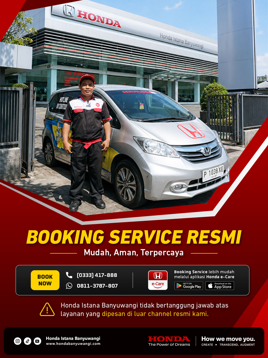 Mekanik dan Service Car Honda Istana Banyuwangi