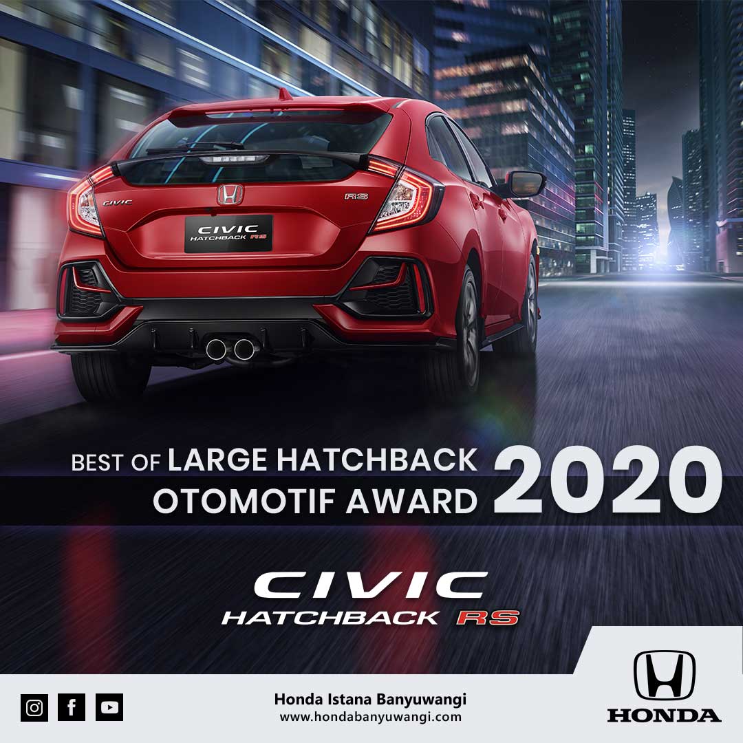 Penghargaan Pertama Honda Civic Hatchback RS