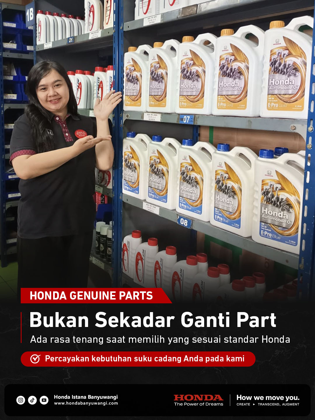 Suku cadang asli Honda