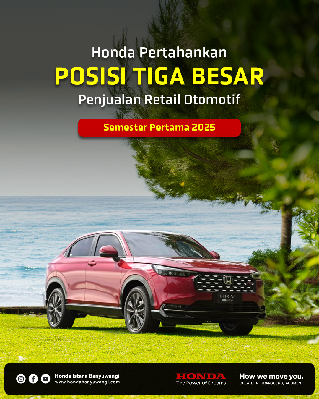 Penjualan Honda Semester Pertama 2025