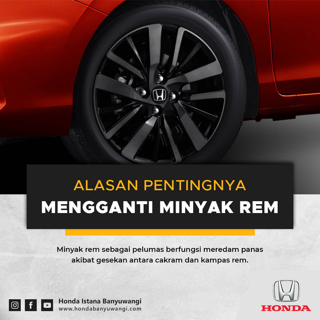 Alasan Pentingnya Mengganti Minyak Rem