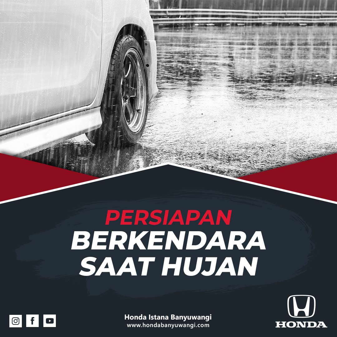 Persiapan Berkendara Saat Hujan