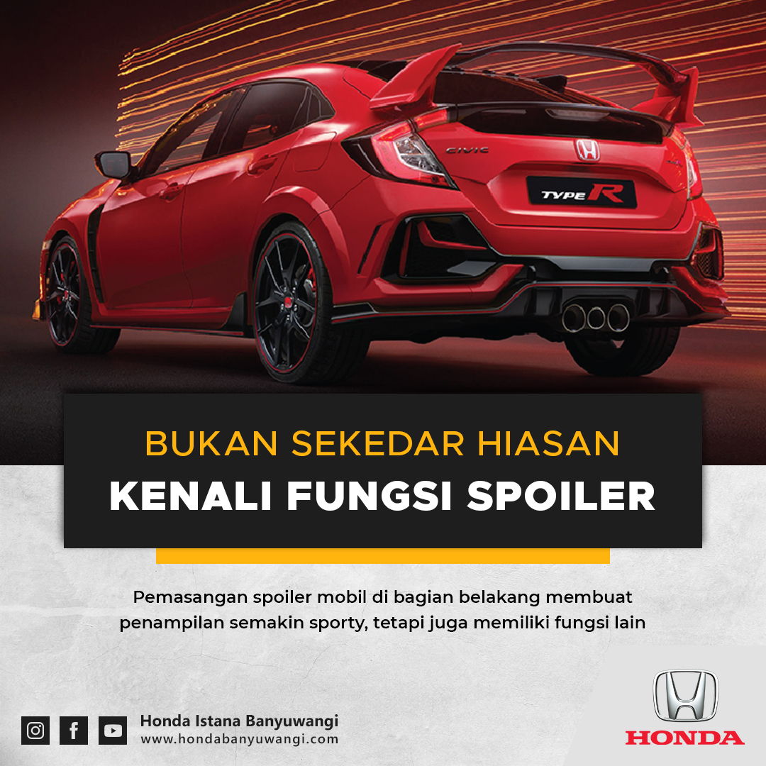 Kenali Fungsi Spoiler Mobil