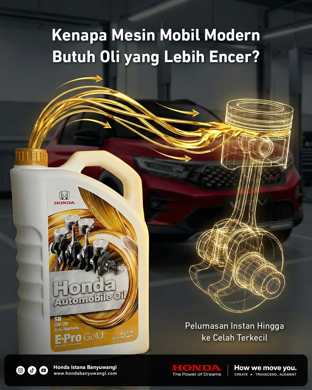 Honda Automobile Oil E-Pro Gold