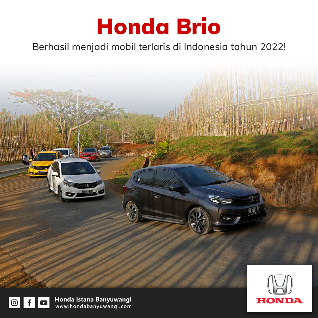 Honda Brio Mobil Terlaris Tahun 2022
