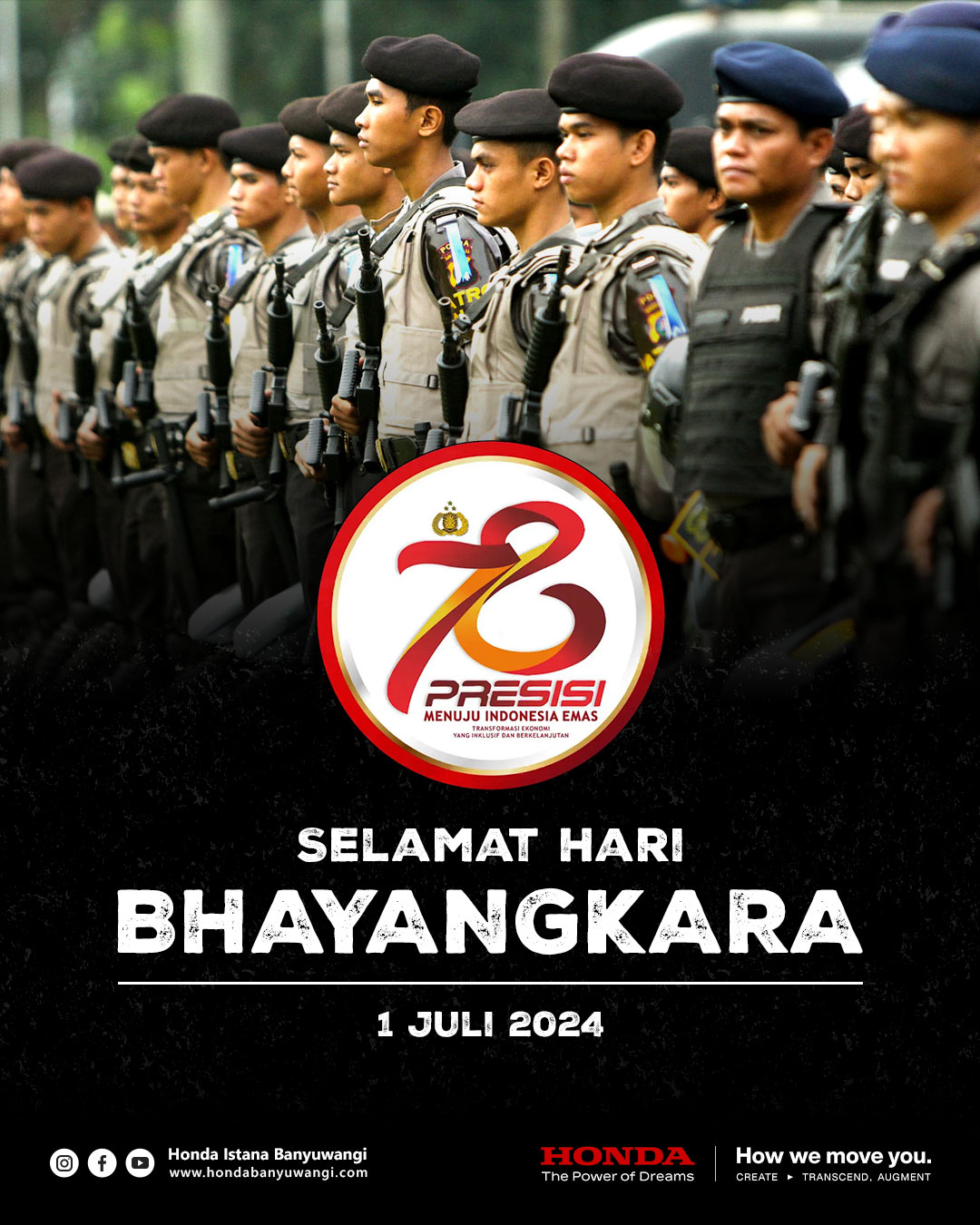 Selamat Hari Bhayangkara ke-78