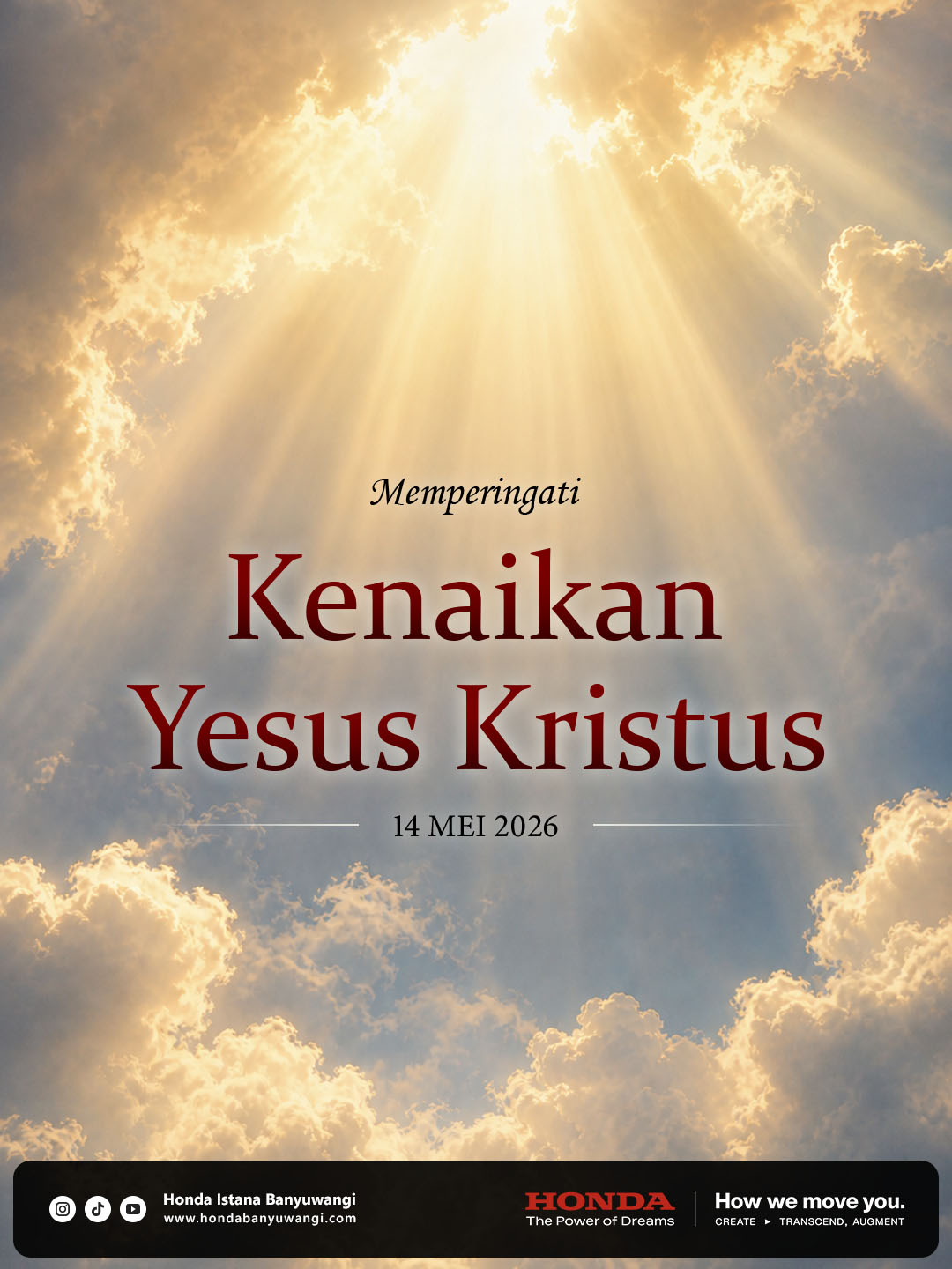 Kenaikan Yesus Kristus 2026