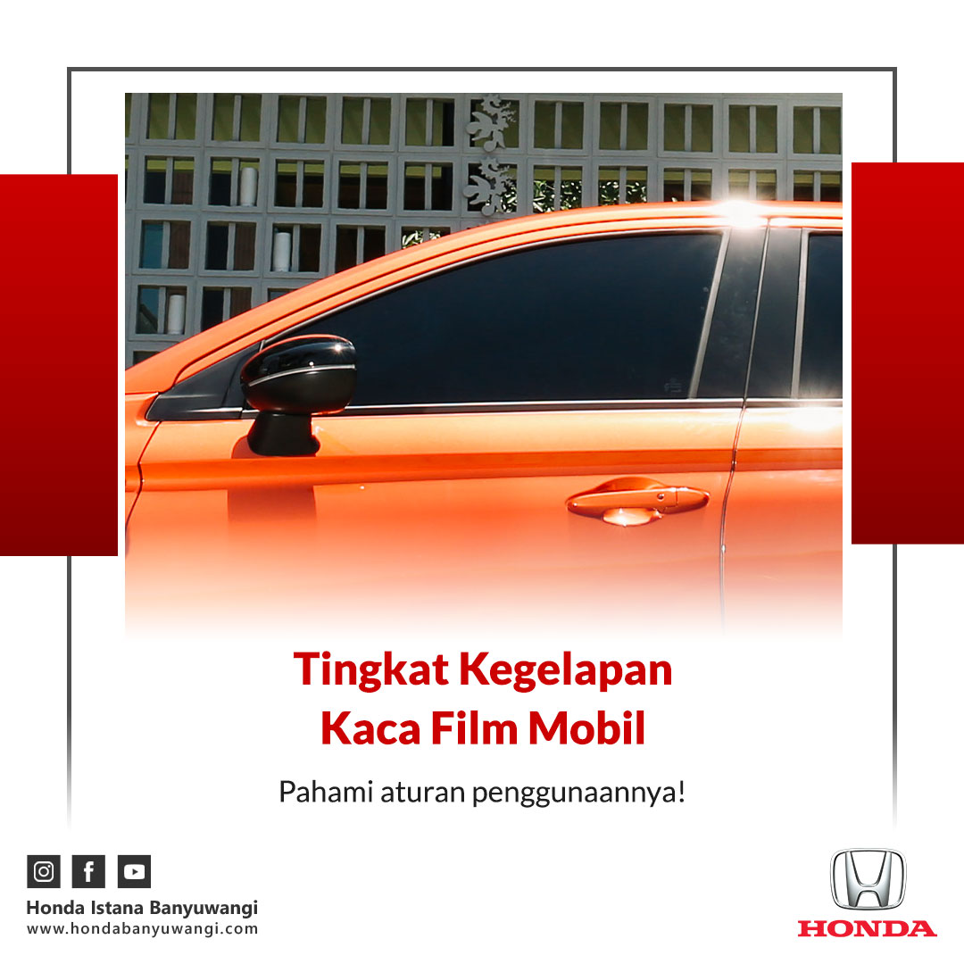 Tingkat Kegelapan Kaca Film Mobil