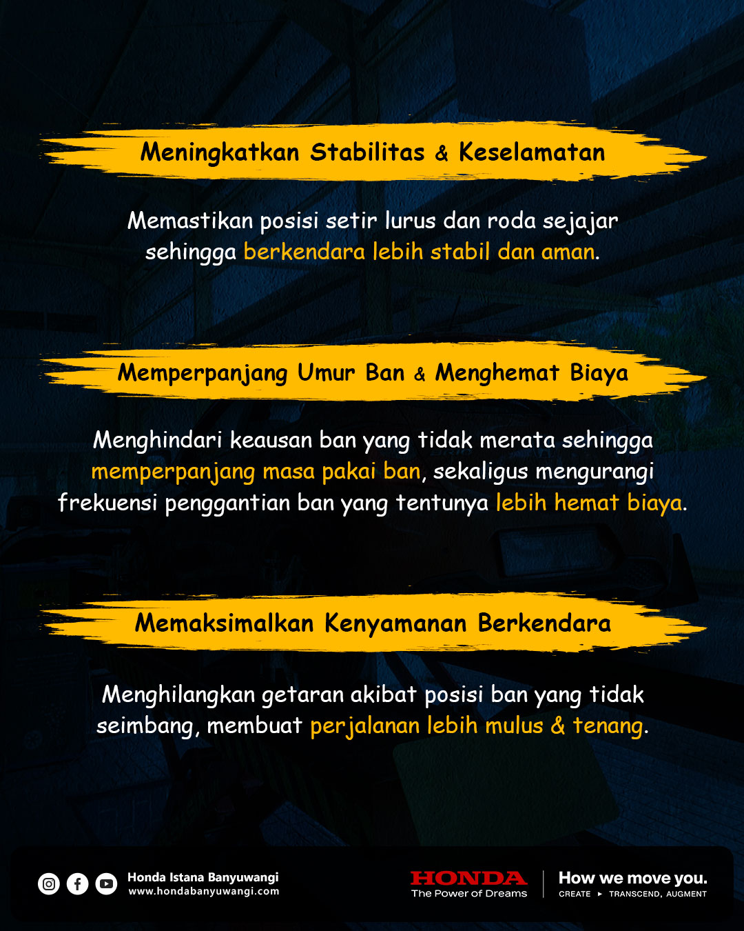 Manfaat Spooring & Balancing