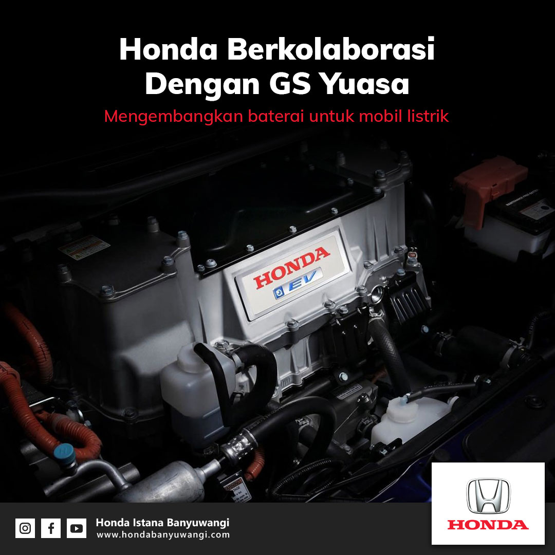 Honda Berkolaborasi dengan GS Yuasa Kembangkan Baterai Lithium-ion