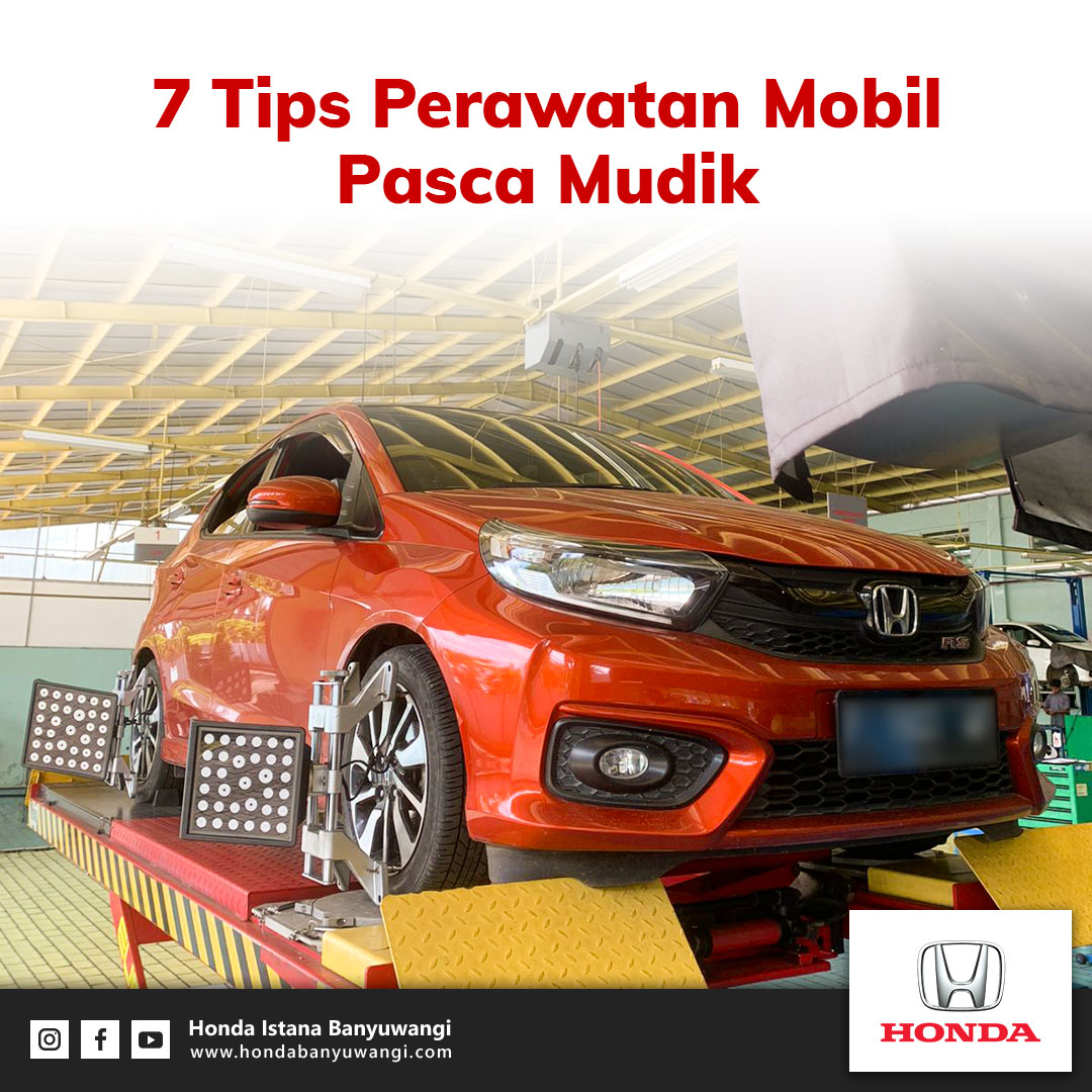 7 Tips Merawat Mobil Pasca Mudik