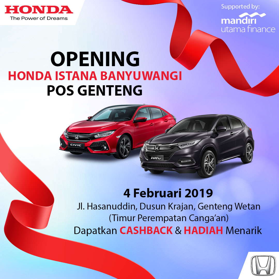 Opening Honda Istana Banyuwangi Pos Genteng