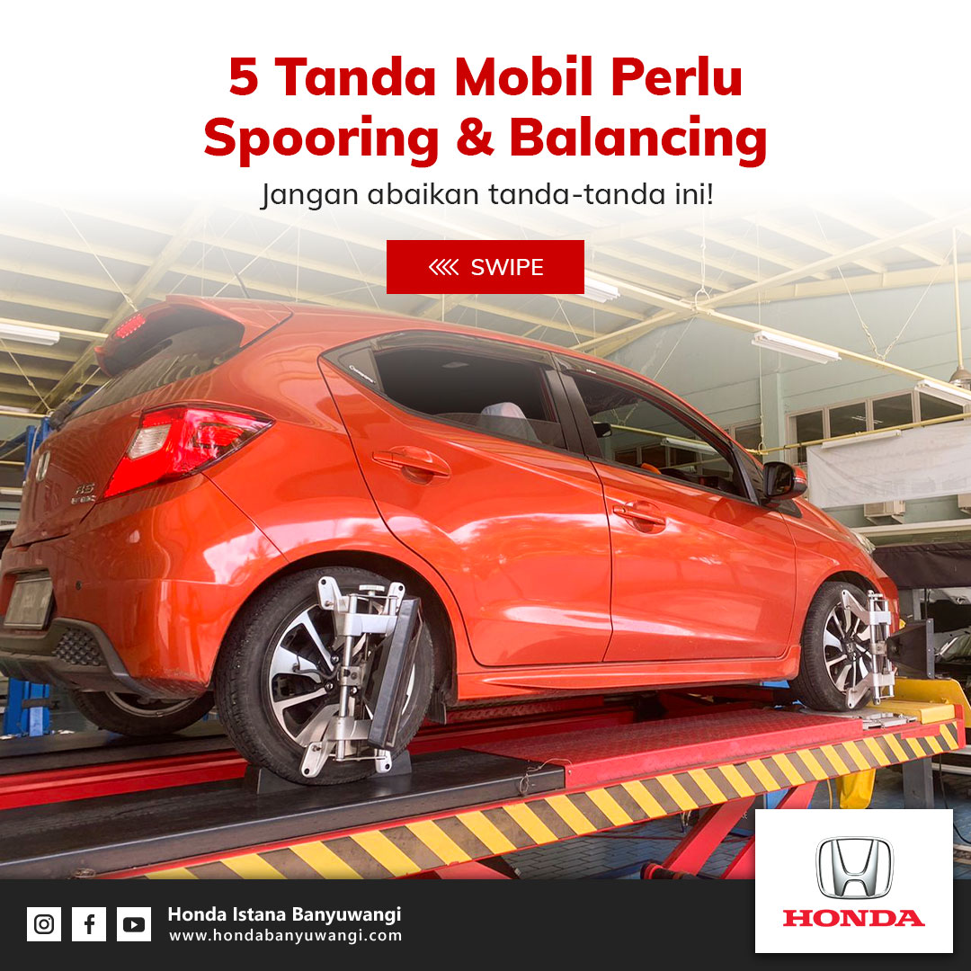 5 Tanda Mobil Perlu Spooring dan Balancing