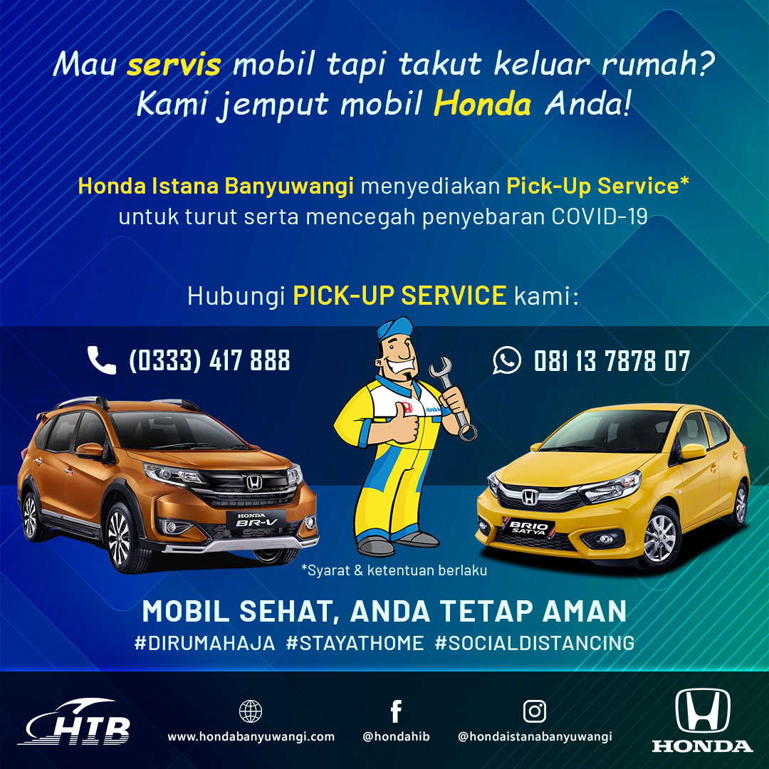 Pick-Up Service Honda Istana Banyuwangi