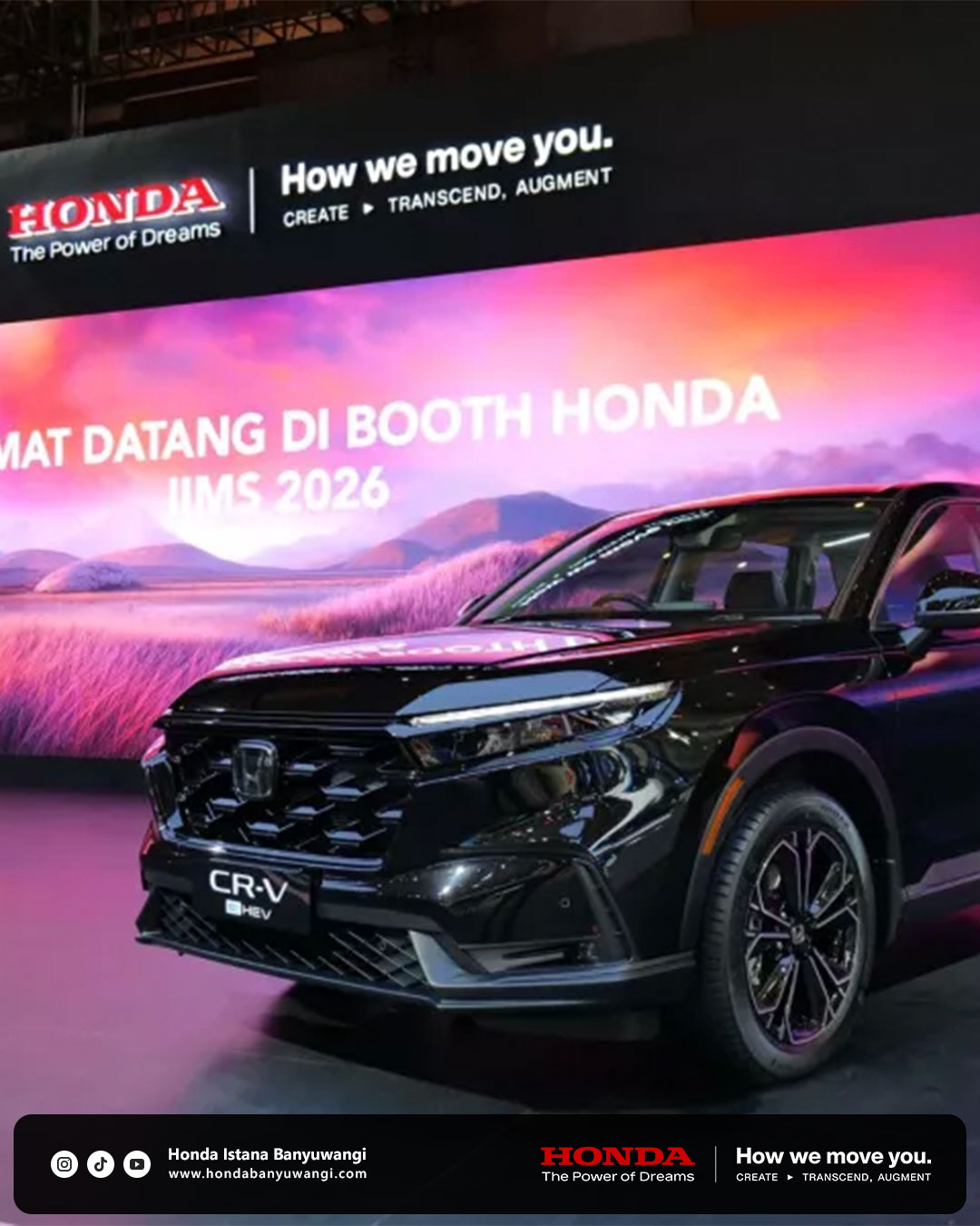 New Honda CR-V e:HEV tampil di IIMS 2026