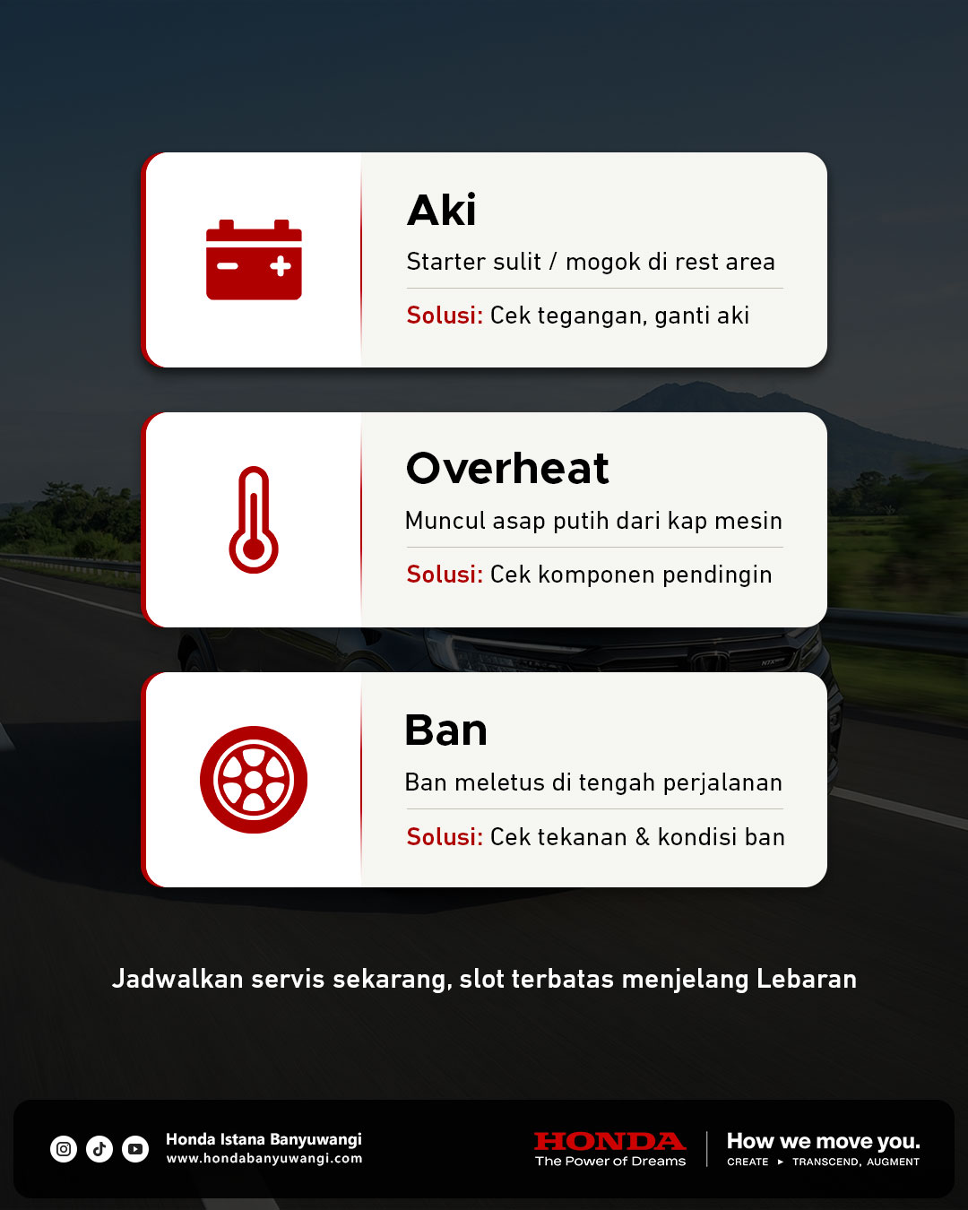 3 hal yang sering mengganggu perjalanan mudik
