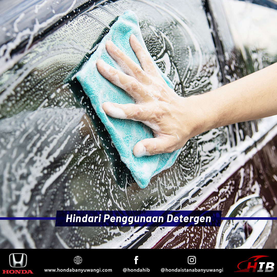 Hindari Mencuci Mobil Dengan Detergen