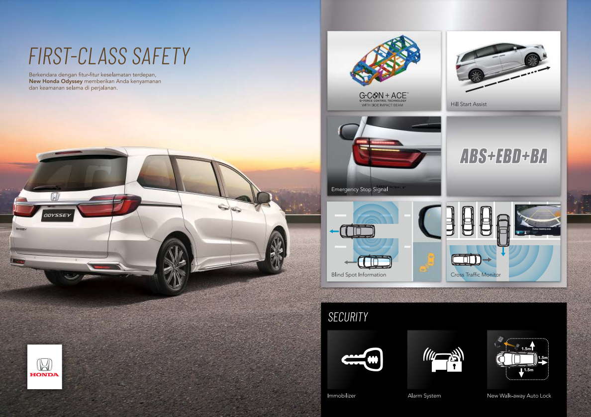 Fitur Honda Odyssey