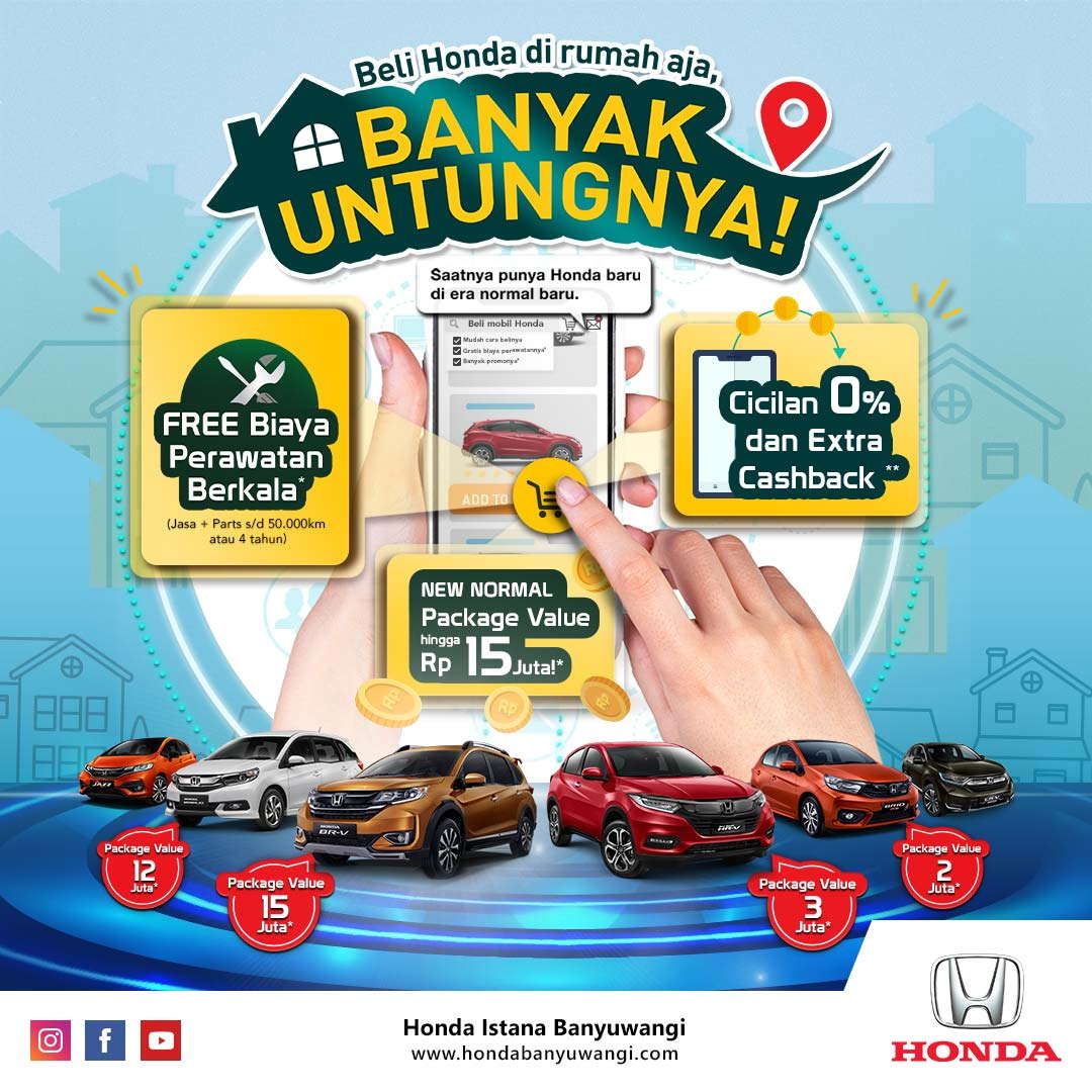 Beli Honda dari Rumah Semakin Untung