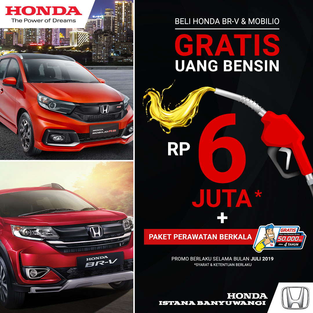 Beli Mobil Honda Berhadiah Uang Bensin