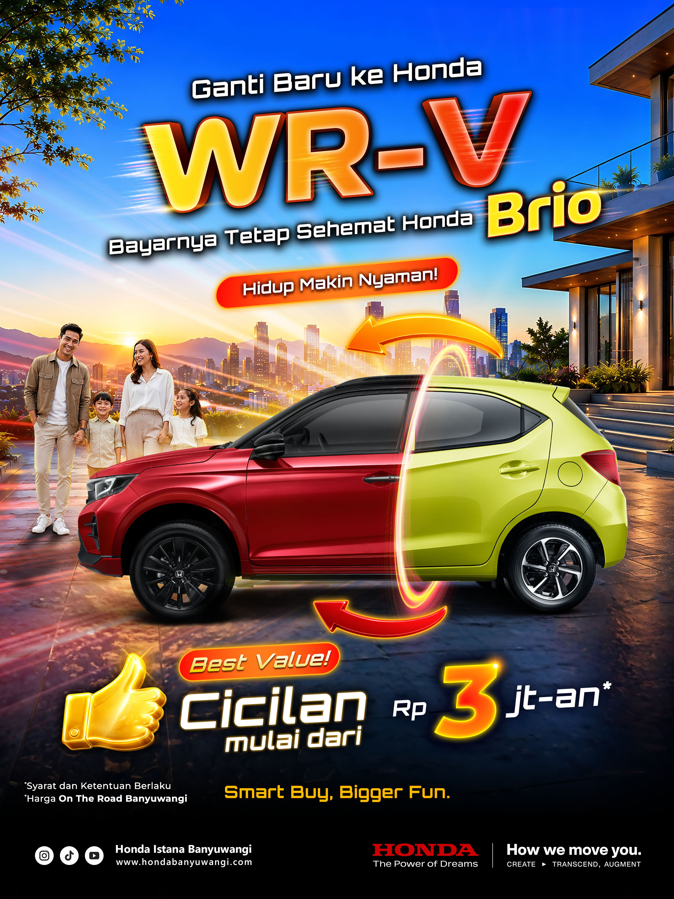 Program trade-in Honda Brio ke Honda WR-V