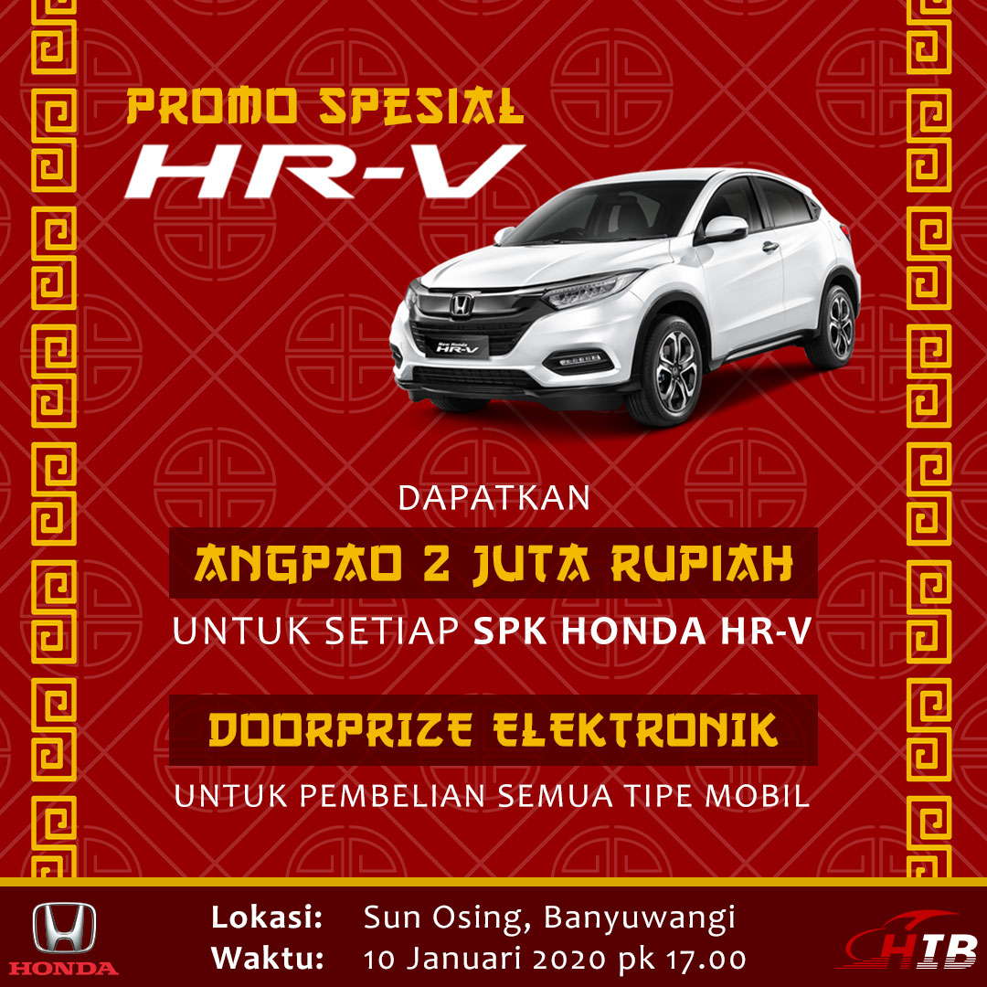 Promo Spesial HR-V - Honda Istana Banyuwangi