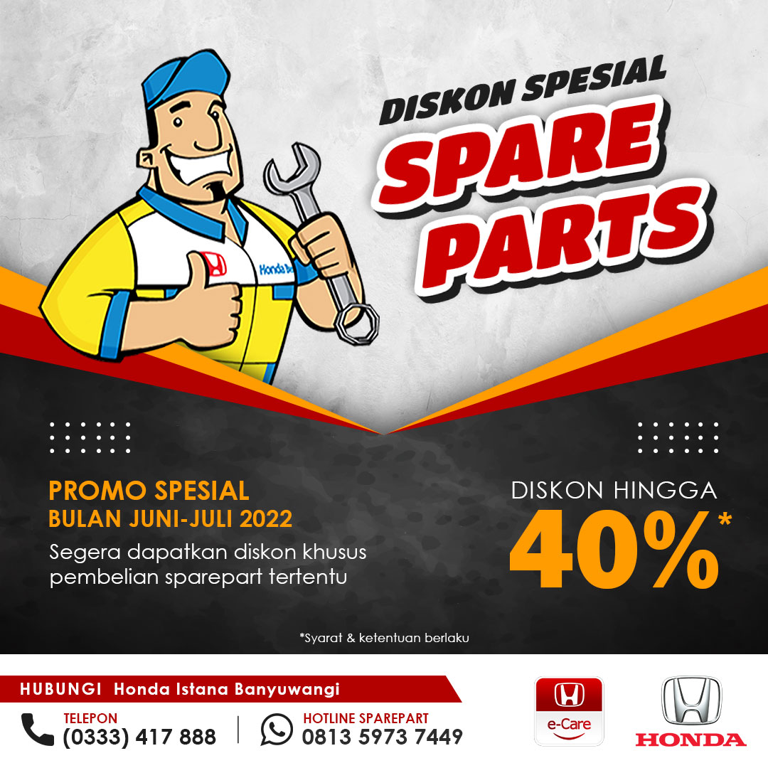 Diskon Spesial Spareparts