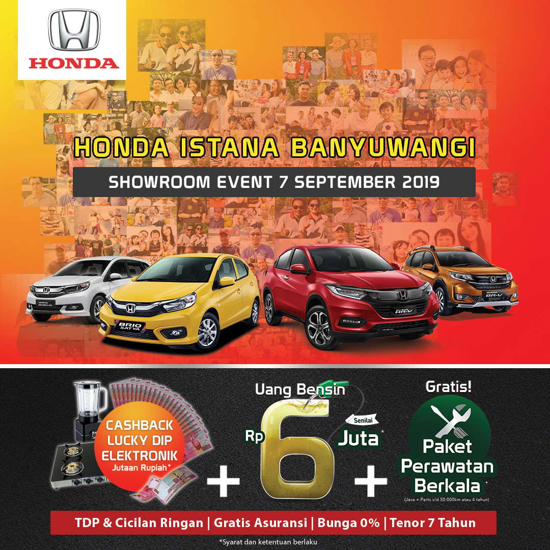 Showroom Event Honda Istana Banyuwangi 7 September 2019