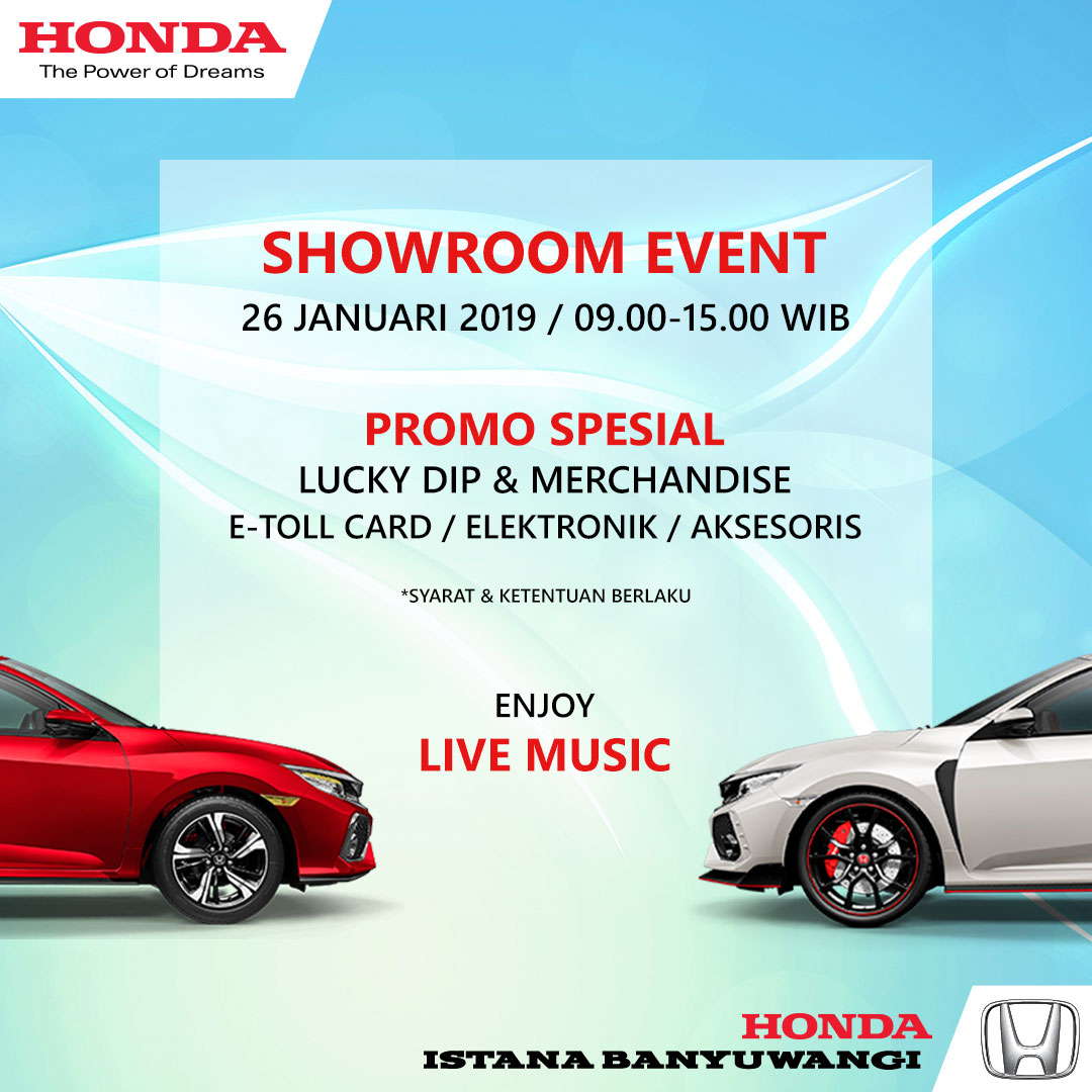 Showroom Event Honda Banyuwangi 26 Januari 2019
