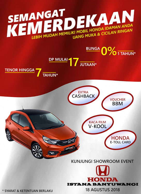 Semangat Kemerdekaan Honda Istana Banyuwangi