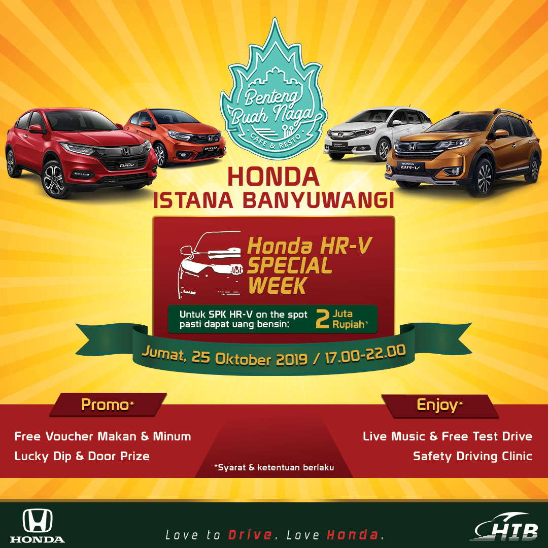 Honda HR-V Special Week - Honda Istana Banyuwangi