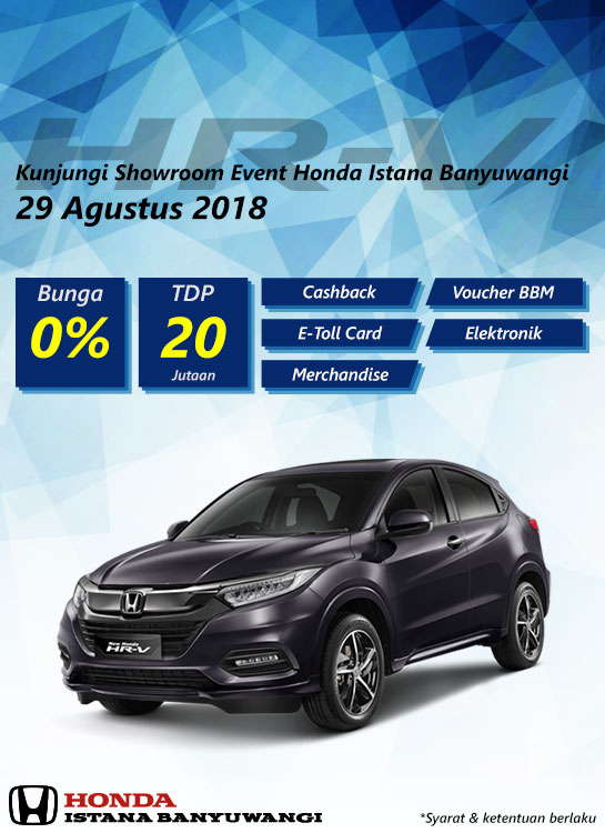 Showroom Event Honda Istana Banyuwangi - New Honda HR-V