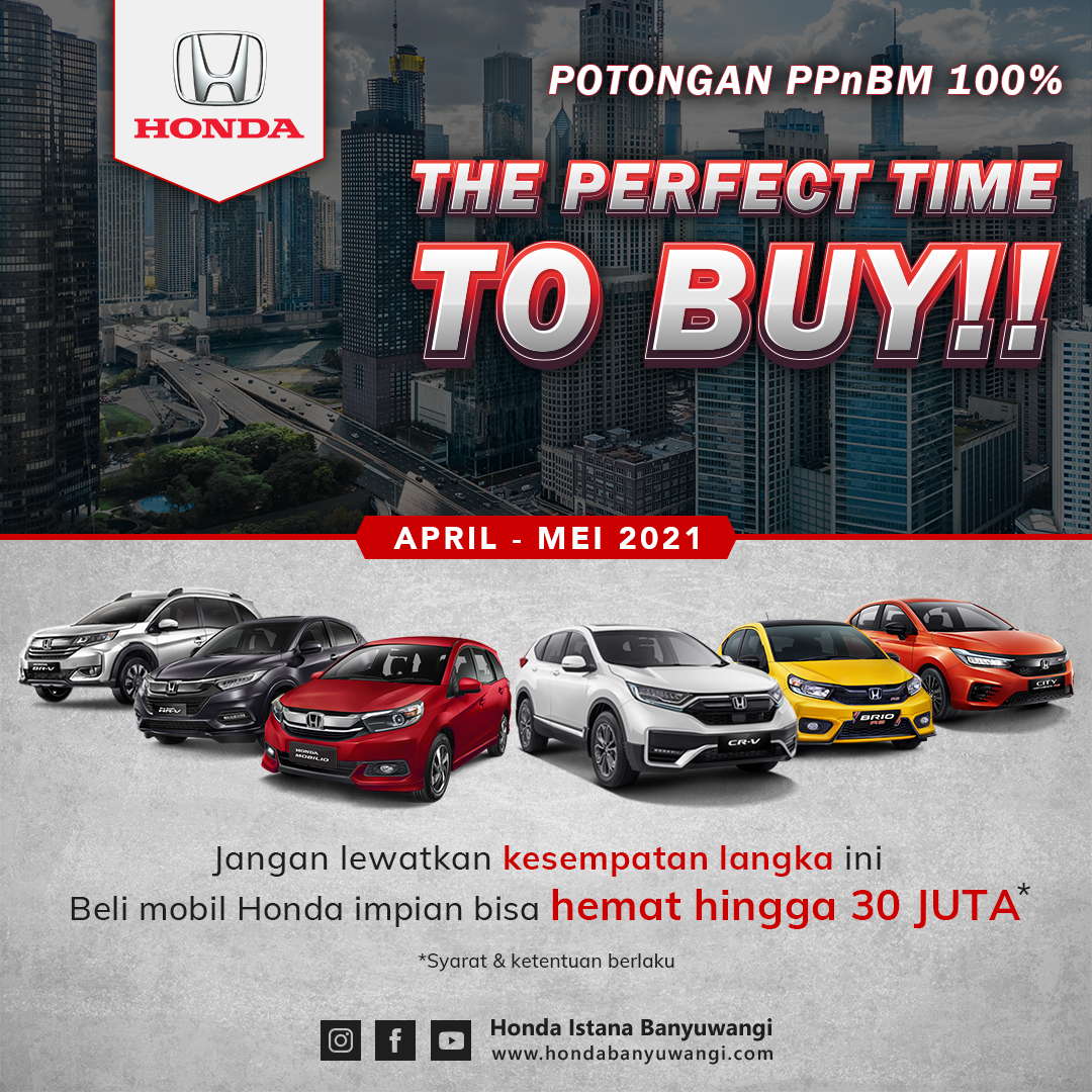 Saat Tepat Beli Mobil Honda Baru