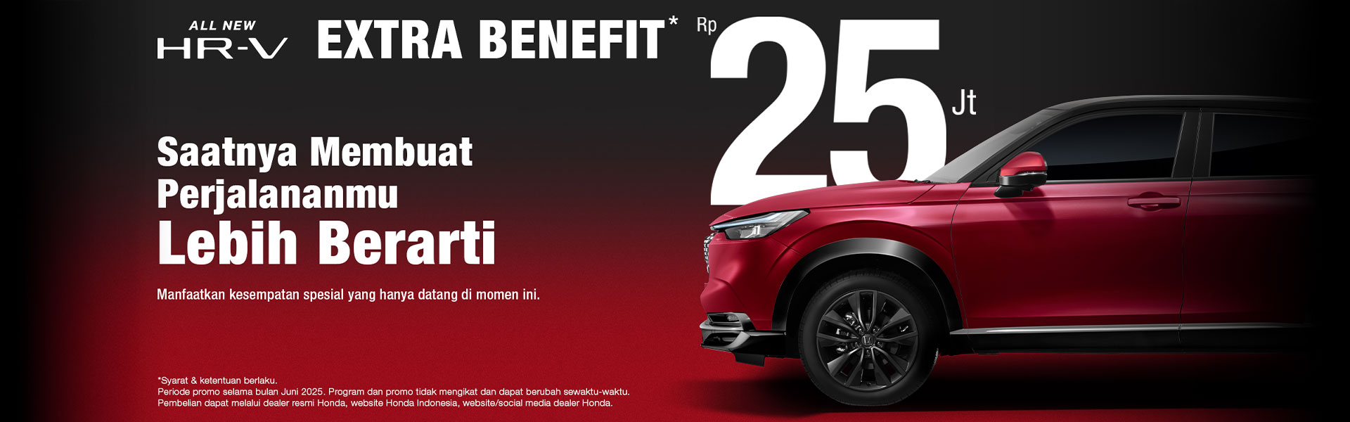Promo Honda HR-V 25 Juta